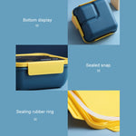 Lunch Box Simple Sealed Leak-proof Compartment Lunch Box, Color Random Delivery