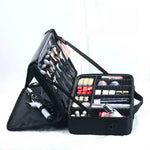Makeup Bag Embroidery Manicure Portable Clapboard Toolbox, Large