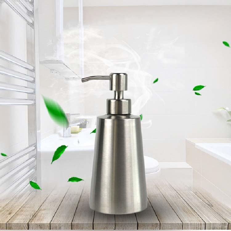 Garrafa para Detergente de Loiça em Aço Inoxidável Garrafa para Álcool Gel Dispenser Manual de Sabão, SH104