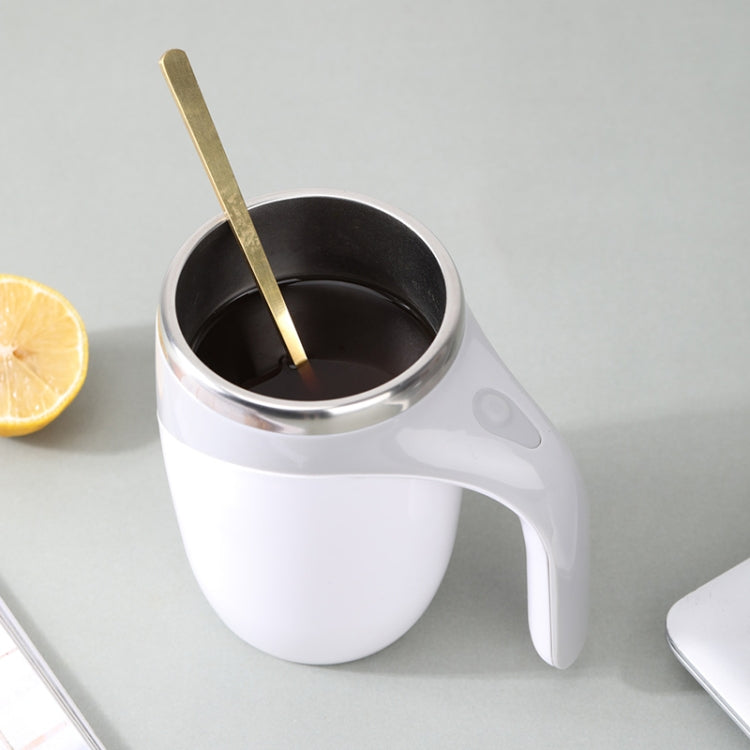Electric Stirring Cup Milkshake Coffee Stirring Cup, Electric (White), Electric (Brown)