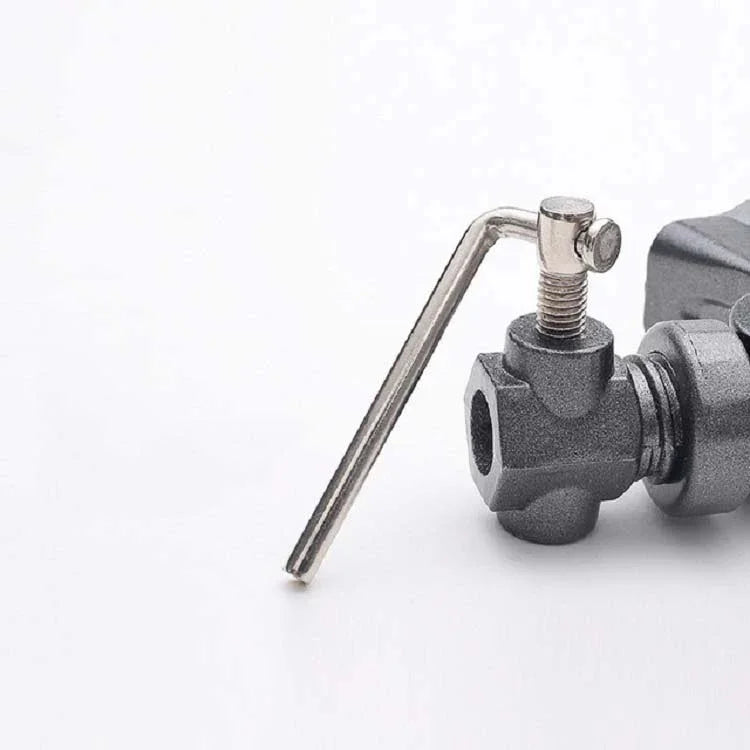 Suporte de Pesca em Aço Inoxidável Suporte para Vara de Pesca de Arremesso Vara de Pesca de Mão, B Cinzento