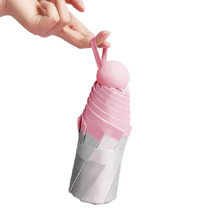 Guarda-chuva Mini de Bolso Protetor Solar Anti-UV