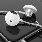 Auricular Estéreo com Graves PTM D31 Auriculares com Microfone Mãos Livres para Desporto e Jogos para Telemóveis Samsung Xiaomi