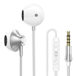 Auricular Estéreo com Graves PTM D31 Auriculares com Microfone Mãos Livres para Desporto e Jogos para Telemóveis Samsung Xiaomi
