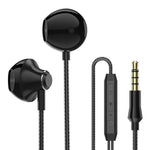 Auricular Estéreo com Graves PTM D31 Auriculares com Microfone Mãos Livres para Desporto e Jogos para Telemóveis Samsung Xiaomi