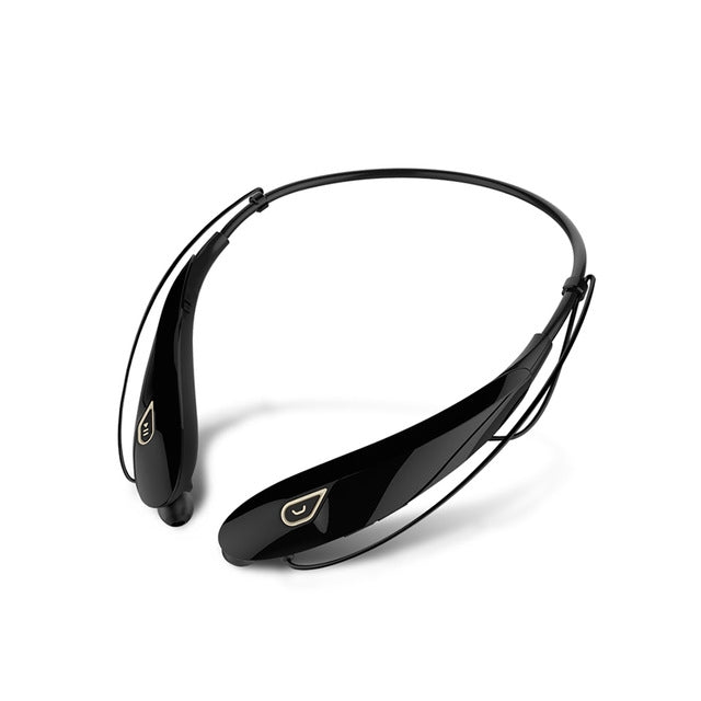 Auriculares Estéreo Bluetooth Sem Fios para Desporto com Microfone e Grande Capacidade de Bateria