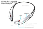 Auriculares Estéreo Bluetooth Sem Fios para Desporto com Microfone e Grande Capacidade de Bateria