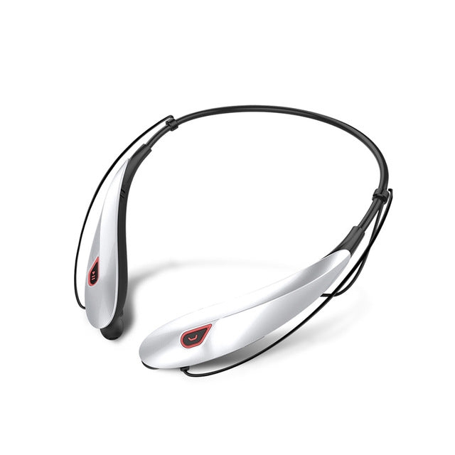 Auriculares Estéreo Bluetooth Sem Fios para Desporto com Microfone e Grande Capacidade de Bateria