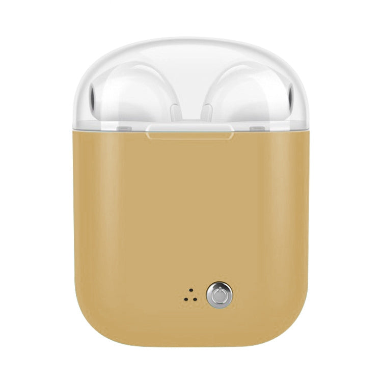 Auricular Bluetooth Sem Fios Binaural I7s TWS com Estojo de Carregamento Platinado