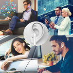 Auricular Bluetooth Sem Fios Binaural I7s TWS com Estojo de Carregamento Platinado