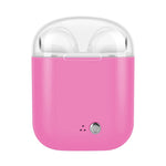 Auricular Bluetooth Sem Fios Binaural I7s TWS com Estojo de Carregamento Platinado