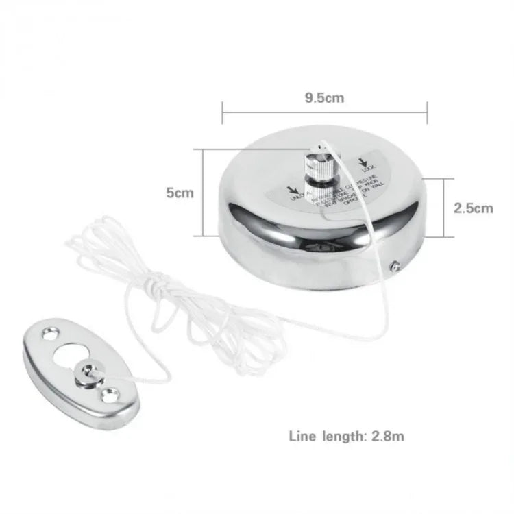 Varal Retrátil Portátil de Aço Inoxidável para Roupa, Interior e Exterior, Suporte para Secar Roupa, Varal de Parede em Aço Inoxidável