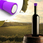 Tampa de Garrafa Criativa de Silicone Grau Alimentar para Vinho, Tampa de Preservação (Roxo), Tampa de Preservação (Vermelho), Tampa de Preservação (Azul), Tampa de Preservação (Verde)