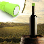 Tampa de Garrafa Criativa de Silicone Grau Alimentar para Vinho, Tampa de Preservação (Roxo), Tampa de Preservação (Vermelho), Tampa de Preservação (Azul), Tampa de Preservação (Verde)