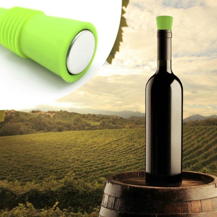 Tampa de Garrafa Criativa de Silicone Grau Alimentar para Vinho, Tampa de Preservação (Roxo), Tampa de Preservação (Vermelho), Tampa de Preservação (Azul), Tampa de Preservação (Verde)