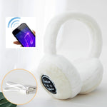 Protetores Auriculares Bluetooth de Inverno em Pelúcia à Prova de Vento para Homens e Mulheres