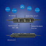 Auricular Bluetooth Sem Fios AiWei BT-01 com Microfone e Gancho para Desporto