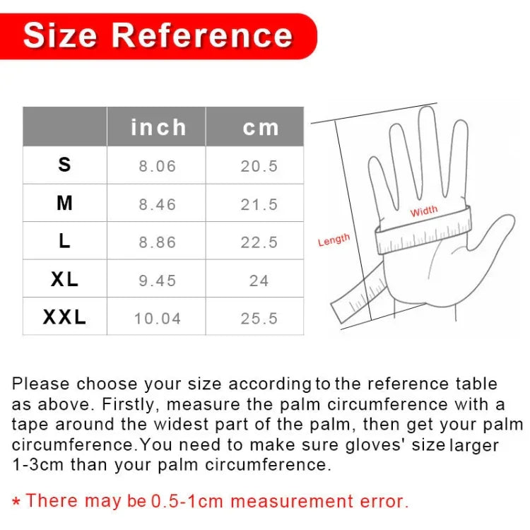 2 Pares de Luvas para Motocicleta Luvas de Ciclismo Luvas de Proteção para Trabalho de Jardim, M, L, XL