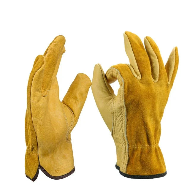 2 Pares de Luvas para Motocicleta Luvas de Ciclismo Luvas de Proteção para Trabalho de Jardim, M, L, XL