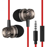 Auriculares Com Fios 3.5mm Mãos Livres In Ear com Microfone para Xiomi iPhone MP3 Player Portátil
