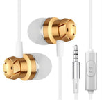 Auriculares Com Fios 3.5mm Mãos Livres In Ear com Microfone para Xiomi iPhone MP3 Player Portátil