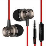 Auriculares Com Fios 3.5mm Mãos Livres In Ear com Microfone para Xiomi iPhone MP3 Player Portátil