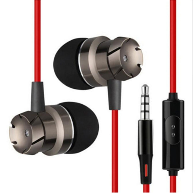 Auriculares Com Fios 3.5mm Mãos Livres In Ear com Microfone para Xiomi iPhone MP3 Player Portátil