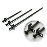 5 PCS Pregos de Aço Reforçados para Tenda de Campismo Longa Exterior, 20cm