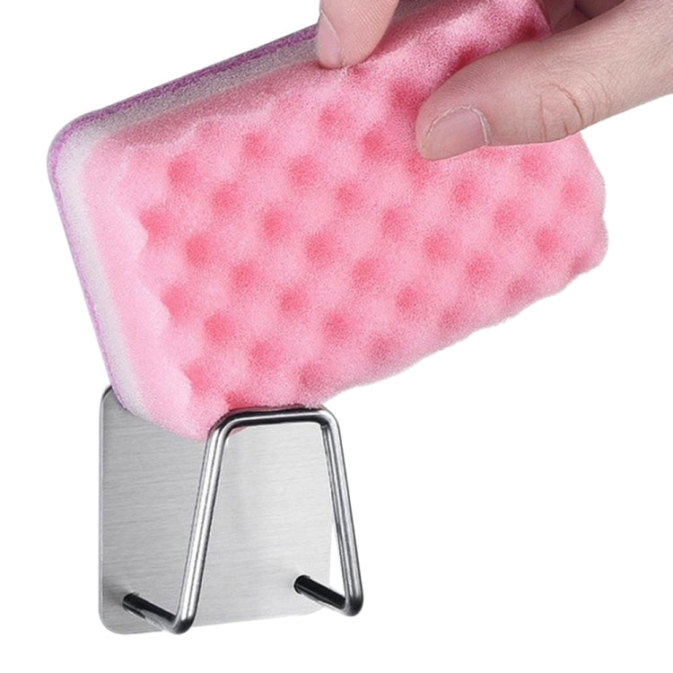 Suporte de Armazenamento para Esponja em Aço Inoxidável para Cozinha e Casa de Banho, 5,4x5,4x3cm