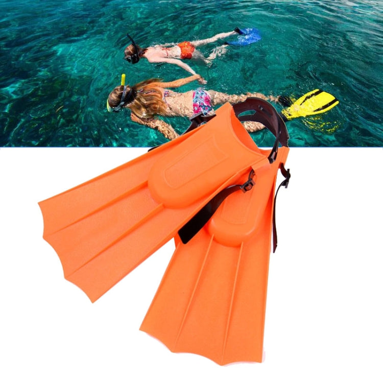 1 par de barbatanas ajustáveis para adulto, barbatanas de natação para snorkel, barbatanas de mergulho (Laranja), barbatanas de mergulho (Verde), barbatanas de mergulho (Azul), barbatanas de mergulho (Amarelo)