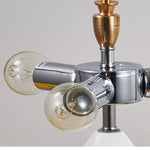 Candeeiro de mesa metálico em forma de cogumelo LED E14 para decoração de quarto, ficha EU, S preto, L preto, S branco, L branco, S dourado, L dourado