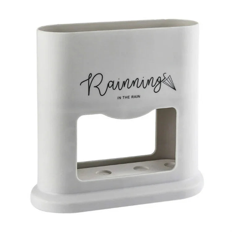 Suporte Criativo para Guarda-chuvas com Drenagem, Suporte de Armazenamento para Guarda-chuvas com Quatro Furos na Entrada de Casa