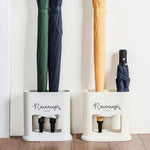 Suporte Criativo para Guarda-chuvas com Drenagem, Suporte de Armazenamento para Guarda-chuvas com Quatro Furos na Entrada de Casa
