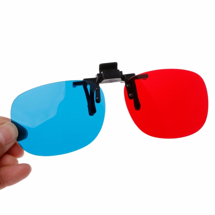 Óculos Estéreo 3D Vermelho e Azul para Miopia e Filmes 3D, Computador e TV Dedicados