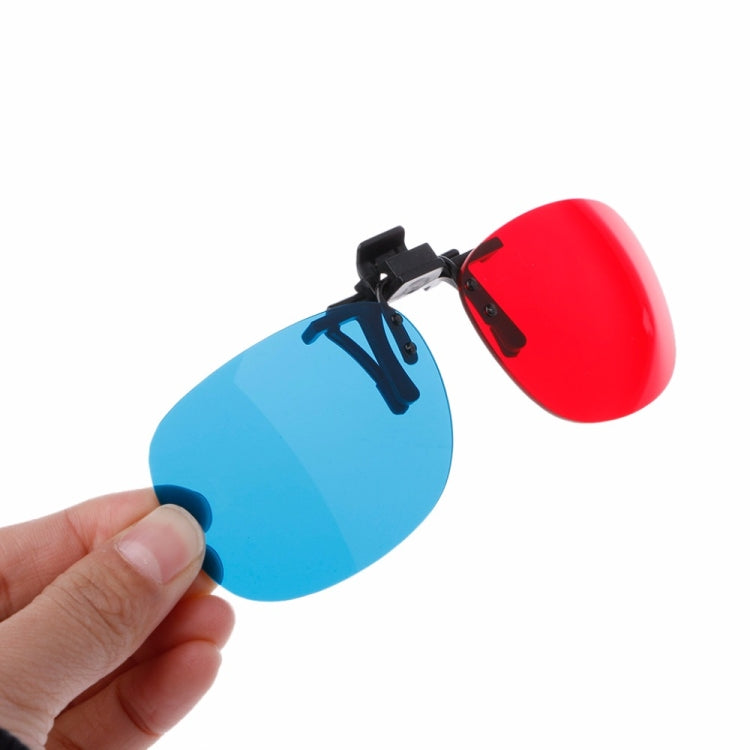 Óculos Estéreo 3D Vermelho e Azul para Miopia e Filmes 3D, Computador e TV Dedicados
