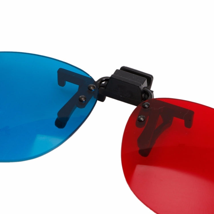 Óculos Estéreo 3D Vermelho e Azul para Miopia e Filmes 3D, Computador e TV Dedicados