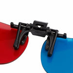 Óculos Estéreo 3D Vermelho e Azul para Miopia e Filmes 3D, Computador e TV Dedicados