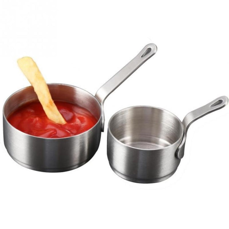 Stainless Steel Sauce Handle Mini Pot Cooking Tools, S, L