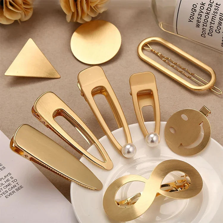 Metal Snap Hair Clips Hairdressing Tool