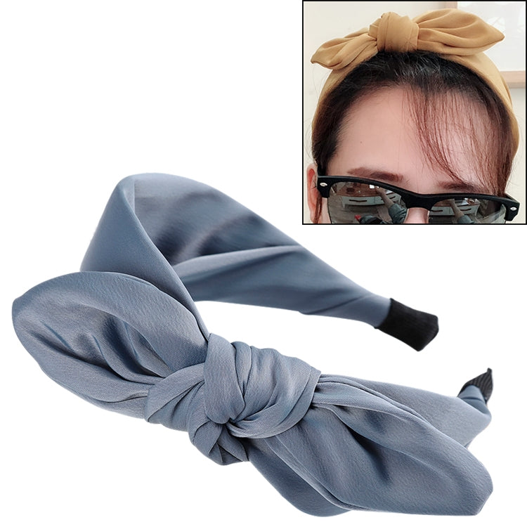 Faixa de Cabelo com Orelhas de Coelho e Laço de Tecido Arcos para Cabelo para Meninas