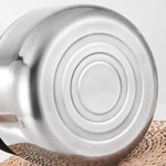 Chaleira Apito em Aço Inoxidável para Fogão de Indução, Som Clássico de Piano, Sem Calor Magnético, 1L, 1,5L, 2L, 3L