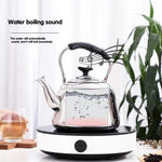 Chaleira Apito em Aço Inoxidável para Fogão de Indução, Som Clássico de Piano, Sem Calor Magnético, 1L, 1,5L, 2L, 3L