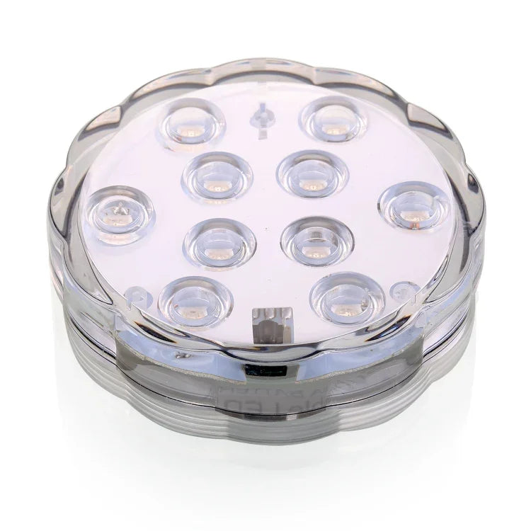 Luz Subaquática Impermeável para Aquário com Botão RGB para Mergulho