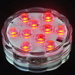 Luz Subaquática Impermeável para Aquário com Botão RGB para Mergulho