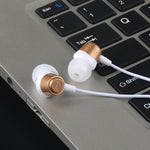 Auricular Desportivo Com Fios VPB S3 Super Graves 3.5mm Auricular com Microfone Mãos Livres para Samsung MP3