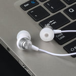 Auricular Desportivo Com Fios VPB S3 Super Graves 3.5mm Auricular com Microfone Mãos Livres para Samsung MP3