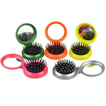 10 PCS Pente de Bolso Dobrável Pequeno para Massagem de Viagem, Cor Aleatória