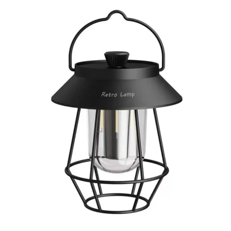 Luzes penduradas para campismo ao ar livre, iluminação para tendas, luzes de ambiente, pega preta, pega branca