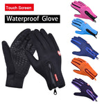 Luvas de Bicicleta de Couro Quentes e Macias para Desporto ao Ar Livre Inverno para Homens e Mulheres, L, M, S, XL