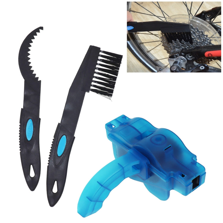 Conjunto de Escovas de Limpeza para Corrente e Roda de Bicicleta, Ferramentas de Limpeza e Reparação, 3